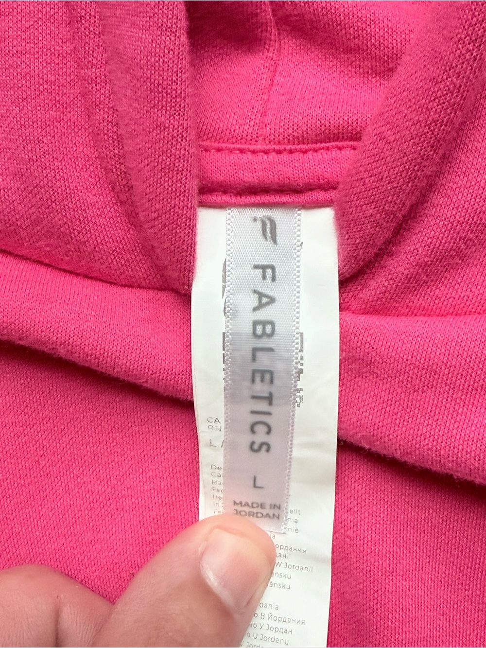 Fabletics Women's Hot Pink Crewneck Sweater
